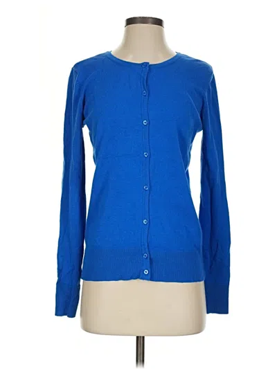 Pre-owned Falls Creek Cardigan Sweater In Blue