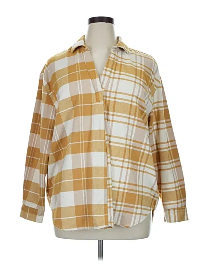 Pre-owned Falls Creek Cardigan Sweater In Gold