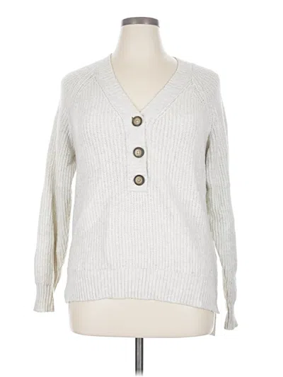 Pre-owned Falls Creek Cardigan Sweater In Gray