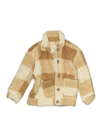Pre-owned Falls Creek Kids' Cardigan Sweater In Tan