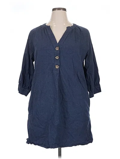 Pre-owned Falls Creek Casual Dress In Blue