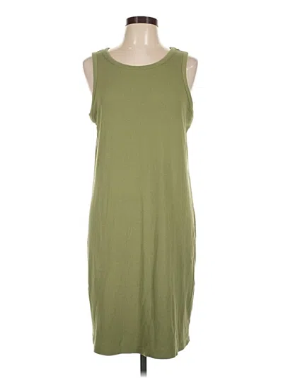 Pre-owned Falls Creek Casual Dress In Green