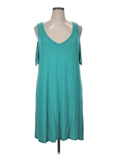 Pre-owned Falls Creek Casual Dress In Teal