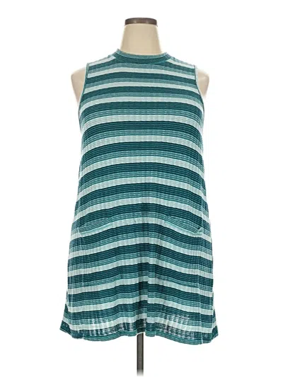Pre-owned Falls Creek Casual Dress In Teal