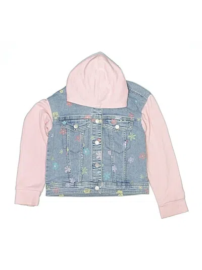 Pre-owned Falls Creek Kids' Denim Jacket In Pink
