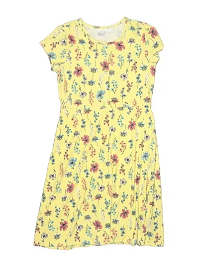 Pre-owned Falls Creek Kids' Dress In Yellow