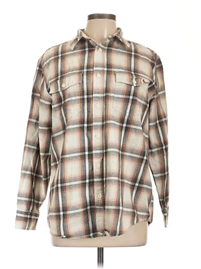 Pre-owned Falls Creek Fleece Jacket In Brown