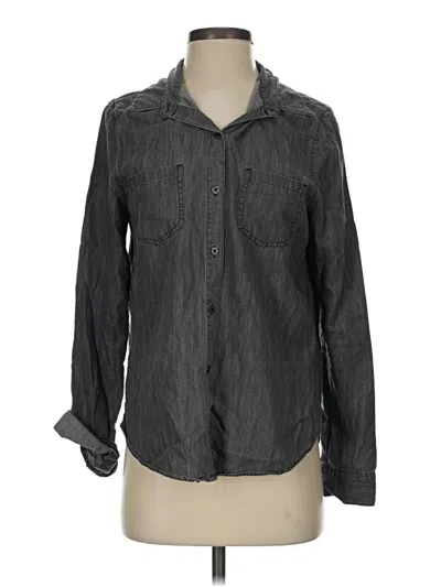 Pre-owned Falls Creek Long Sleeve Button Down Shirt In Gray