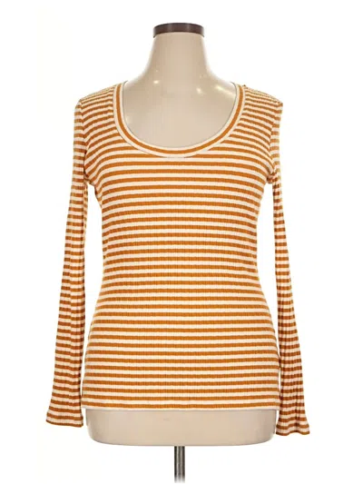 Pre-owned Falls Creek Long Sleeve T-shirt In Orange