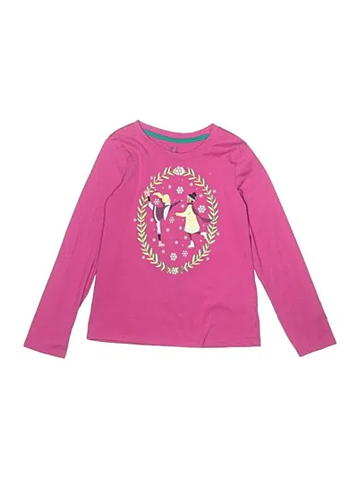 Pre-owned Falls Creek Kids' Long Sleeve T-shirt In Pink