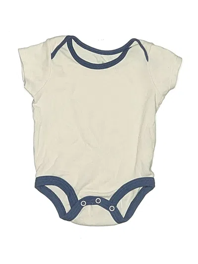 Pre-owned Falls Creek Babies' Short Sleeve Onesie In Ivory