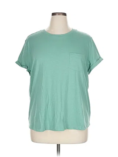 Pre-owned Falls Creek Short Sleeve T-shirt In Green