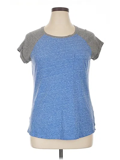 Pre-owned Falls Creek Short Sleeve T-shirt In Blue