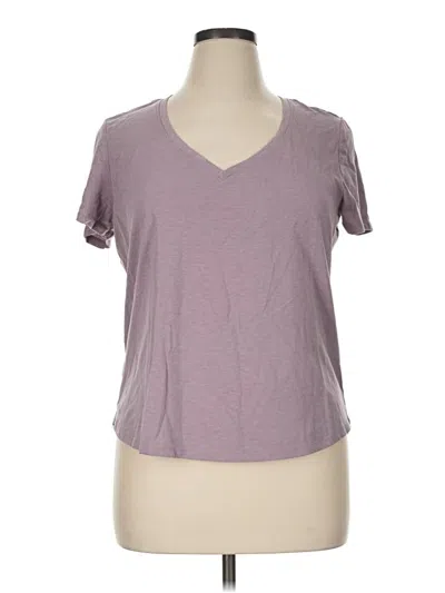 Pre-owned Falls Creek Short Sleeve T-shirt In Purple