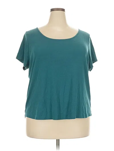 Pre-owned Falls Creek Short Sleeve T-shirt In Teal