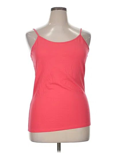 Pre-owned Falls Creek Tank Top Pink Strapless Neckline Tops