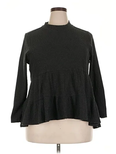 Pre-owned Falls Creek Turtleneck Sweater In Black