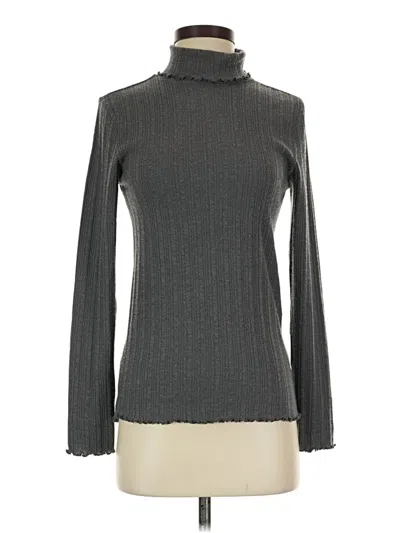 Pre-owned Falls Creek Turtleneck Sweater In Gray