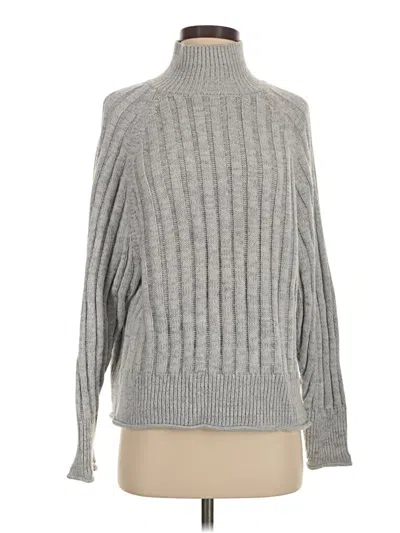 Pre-owned Falls Creek Turtleneck Sweater In Gray