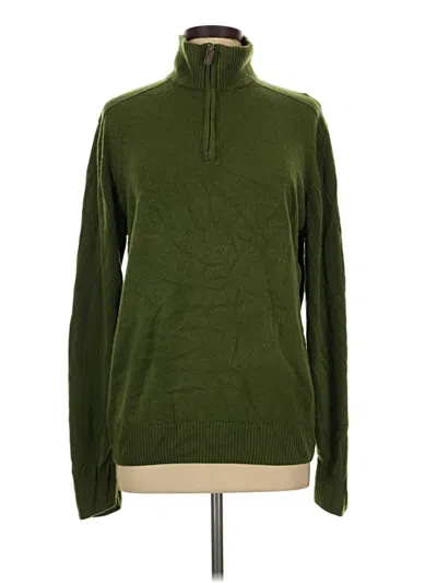 Pre-owned Falls Creek Turtleneck Sweater In Green