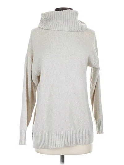 Pre-owned Falls Creek Turtleneck Sweater In Silver