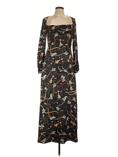 Pre-owned Fame And Partners Casual Dress In Black