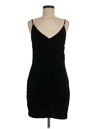 Pre-owned Fame And Partners Casual Dress In Black