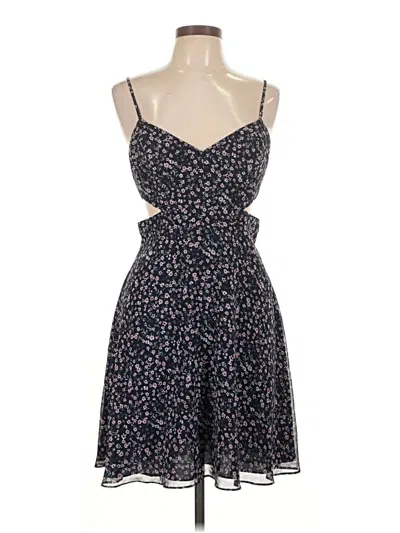 Pre-owned Fame And Partners Casual Dress In Blue