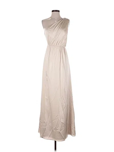 Pre-owned Fame And Partners Casual Dress In Ivory