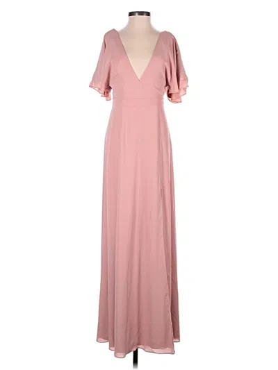 Pre-owned Fame And Partners Casual Dress In Pink