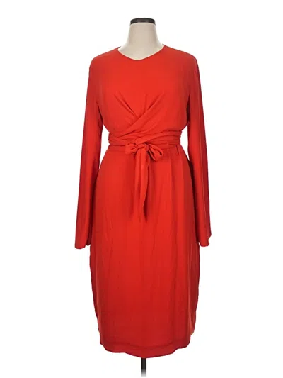 Pre-owned Fame And Partners Casual Dress In Red
