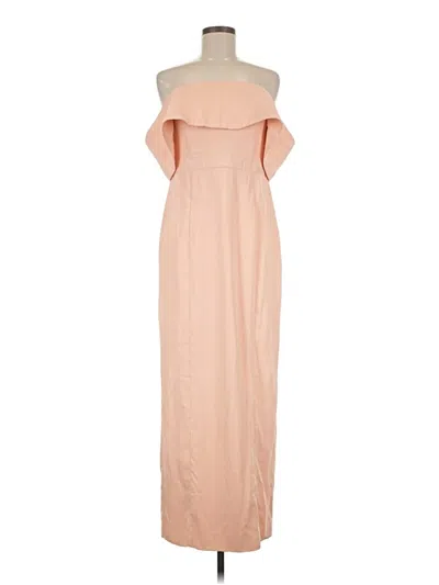 Pre-owned Fame And Partners Casual Dress In Tan