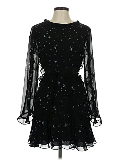 Pre-owned Fame And Partners Cocktail Dress In Black