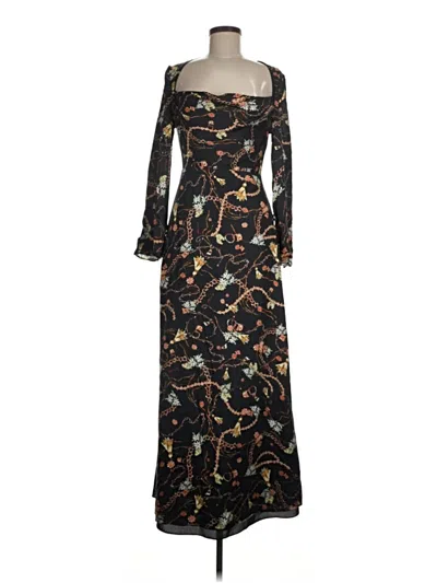Pre-owned Fame And Partners Cocktail Dress In Black