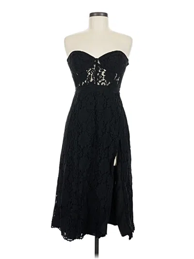 Pre-owned Fame And Partners Cocktail Dress In Black