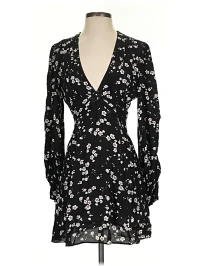 Pre-owned Fame And Partners Cocktail Dress In Black