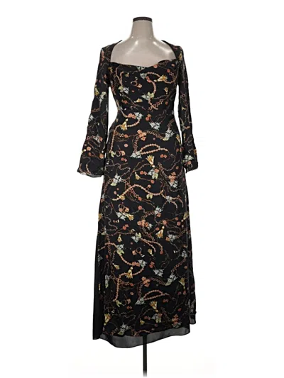 Pre-owned Fame And Partners Cocktail Dress In Black