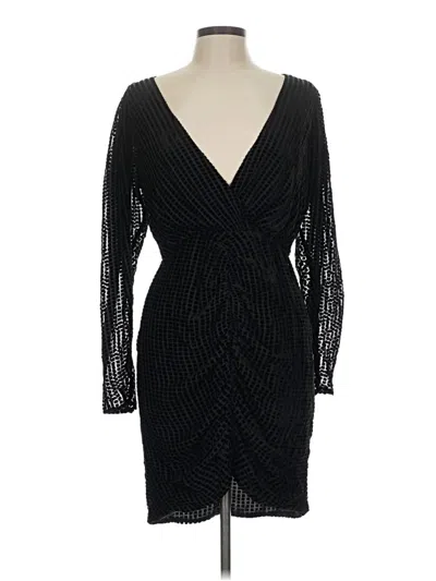 Pre-owned Fame And Partners Cocktail Dress In Black