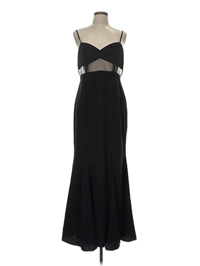 Pre-owned Fame And Partners Cocktail Dress In Black