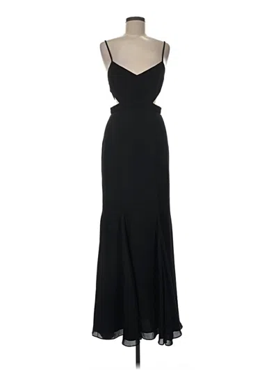 Pre-owned Fame And Partners Cocktail Dress In Black