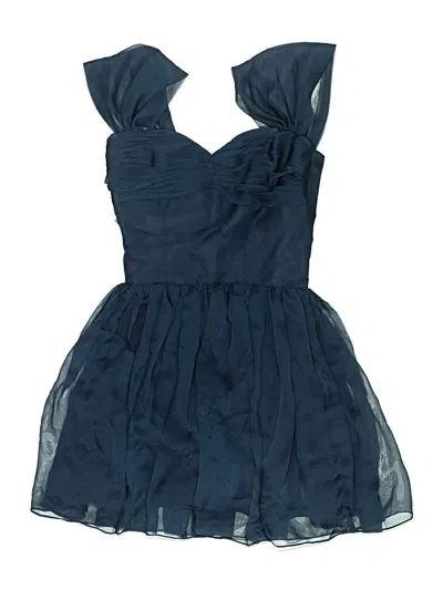 Pre-owned Fame And Partners Cocktail Dress In Blue