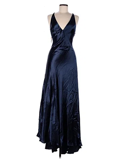 Fame And Partners Cocktail Dress In Blue