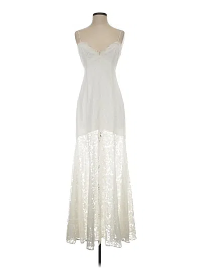 Pre-owned Fame And Partners Cocktail Dress In Ivory