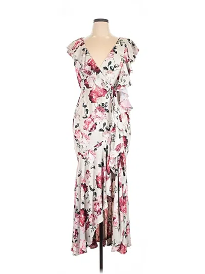 Pre-owned Fame And Partners Cocktail Dress In Ivory