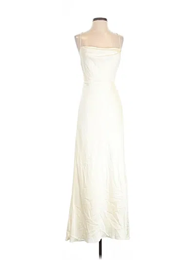 Pre-owned Fame And Partners Cocktail Dress In Ivory