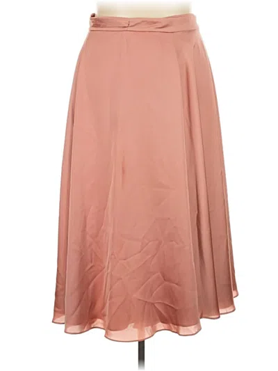 Pre-owned Fame And Partners Formal Skirt In Pink