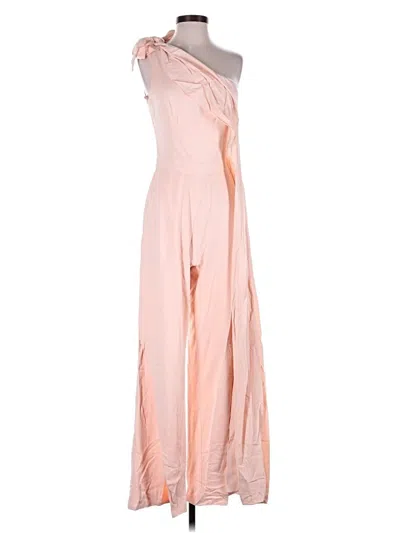Pre-owned Fame And Partners Jumpsuit In Pink