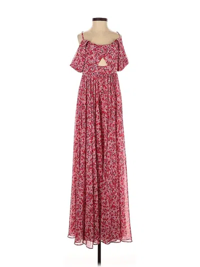 Pre-owned Fame And Partners Jumpsuit In Red