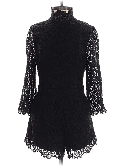 Pre-owned Fame And Partners Romper In Black