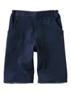 Familiar Check-details Shorts In Blue